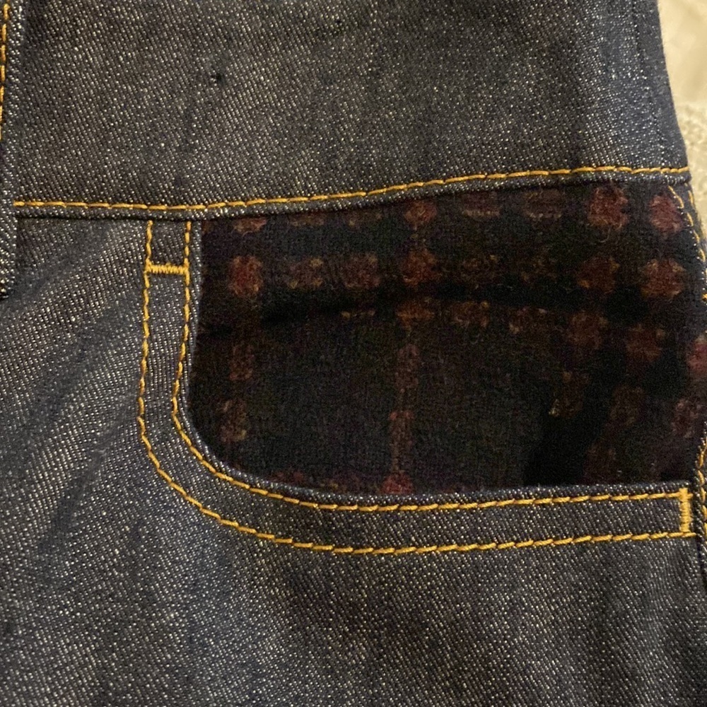 ROSIE ASSOULIN High-Rise Plaid-Pocket Flare-Leg Jeans (J1) - Picture 9 of 10